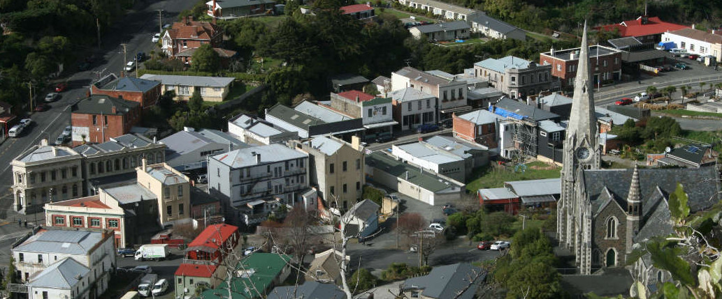 A view of West harbour, Dunedin, Otago, New Zealand