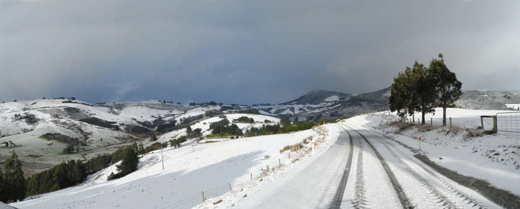 A view of West harbour, Dunedin, Otago, New Zealand